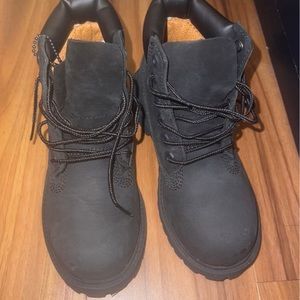 Black Timberland boots